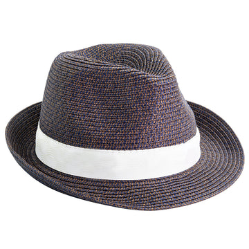 Chapeau de paille flexible taille unique, multicolore PANAMA