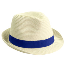 Chapeau de paille flexible taille unique, multicolore PANAMA
