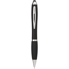 Stylo stylet coloré avec grip noir Nash