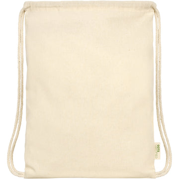 Orissa 100 g/m² GOTS Sac à dos en coton biologique avec cordon 5L