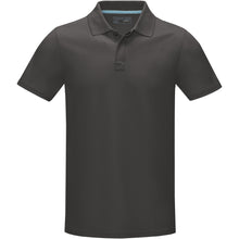 Polo Graphite bio GOTS manches courtes homme