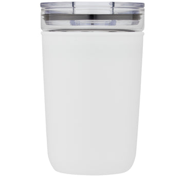 Gobelet en verre Bello de 420 ml avec paroi extérieure en plastique recyclé