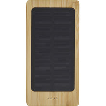 Batterie de secours solaire Alata de 8 000 mAh en bambou