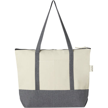 Sac shopping à fermeture éclair 10 L en coton recyclé 320 g/m² Repose