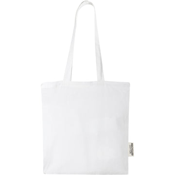 Sac shopping Madras en coton certifié GRS de 140 g/m2 de 7 L