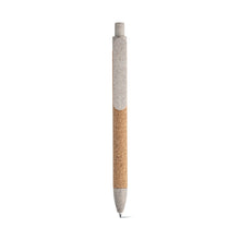 Stylo à bille en liège et Fibre de paille de blé
