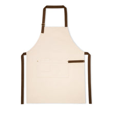 Tablier en toile 100% coton (320 g/m²) avec détails en métal