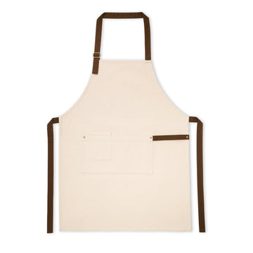 Tablier en toile 100% coton (320 g/m²) avec détails en métal
