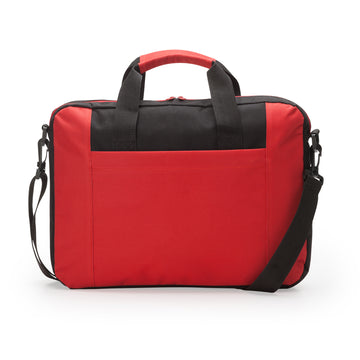 LORA Padded Laptop Briefcase Bag in Soft 600D Polyester with Exterior Pocket