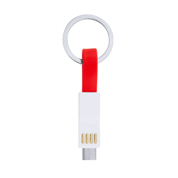 CETUS Magnetic charger-synchronizer cable with 3 in 1 key ring