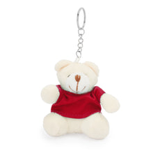 SITO Keychain with a soft polyester teddy bear and a colorful t-shirt