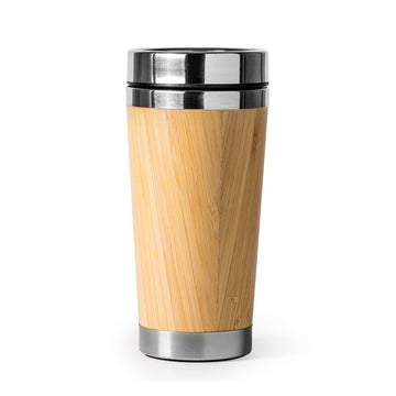 YABA 304 Stainless Steel Tumbler with Bamboo Outer Wall