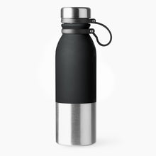 ALKE canister in 304 steel with two-tone body and matte finish