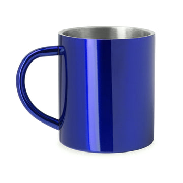 KIWAN Double Walled Metal Mug with Colorful Exterior