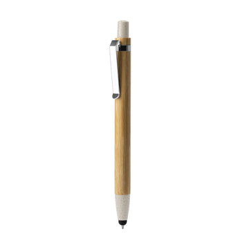 NAGOYA Push-Button Ballpoint Pen with Bamboo Barrel