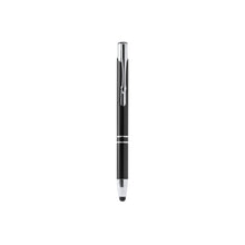 KRUGER Ballpoint pen with aluminum barrel and push button in anodized finish