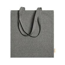 RIVOLI 100% recycled cotton bag of 120g/m² in marbled finish with 70cm long handles