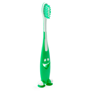 CLIVE Brightly colored children's toothbrush with soft finish