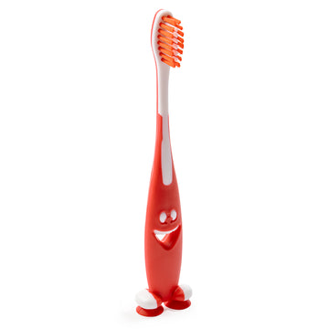 CLIVE Brightly colored children's toothbrush with soft finish